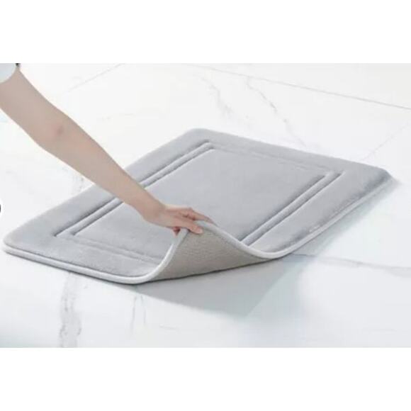 Truly Calm Antimicrobial Memory Foam 2-Pc. Bath Rug Set, 20" x 32" - Picture 4 of 5